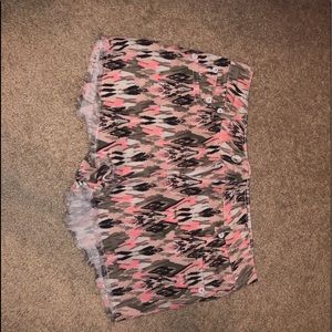 Tribal print shorts. Super cute && comfortable